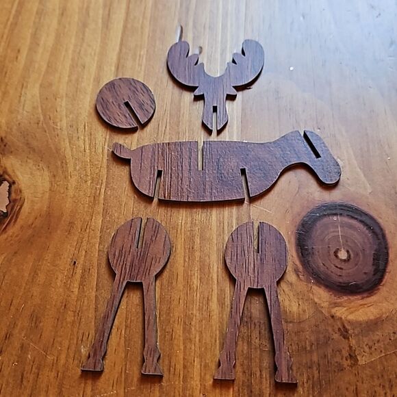 Tier Tray Decor - Moose Puzzle - Picture 2 of 4